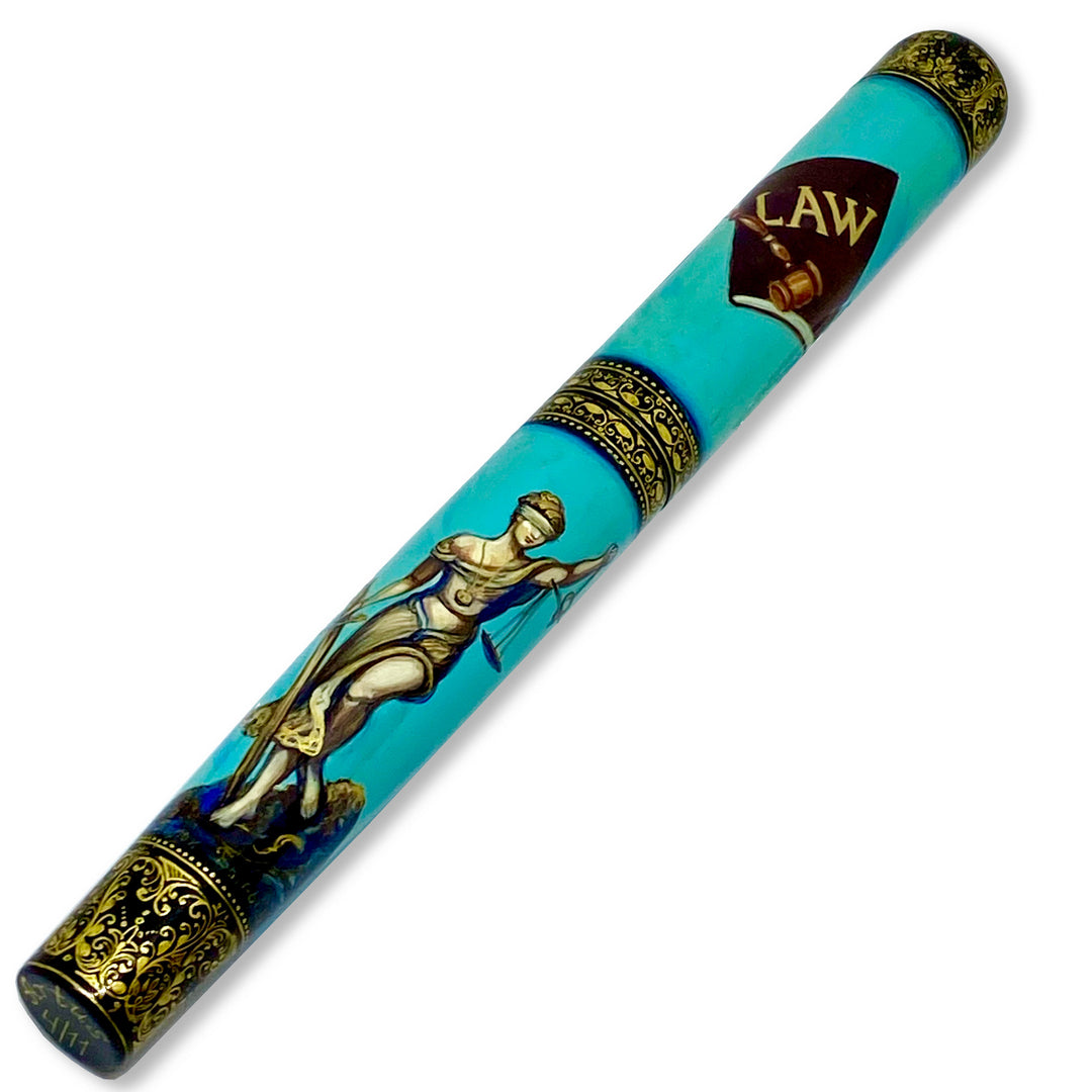 Artus Fedoskino Limited Edition Justice Fountain Pen 18k