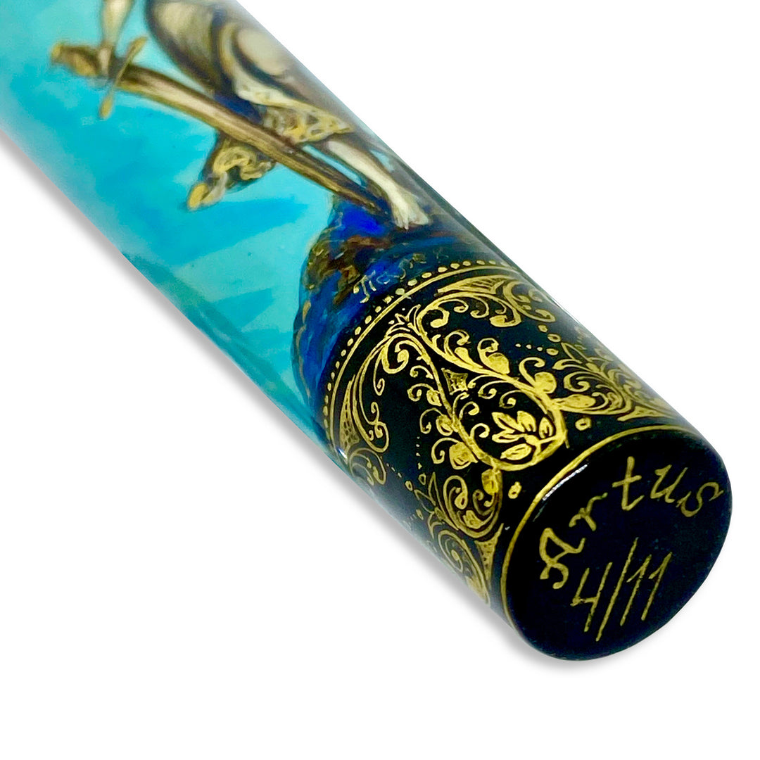 Artus Fedoskino Limited Edition Justice Fountain Pen 18k