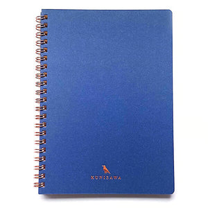 Premium Japanese Paper Ring Notebook- Indigo A5 | KUNISAWA JAPAN