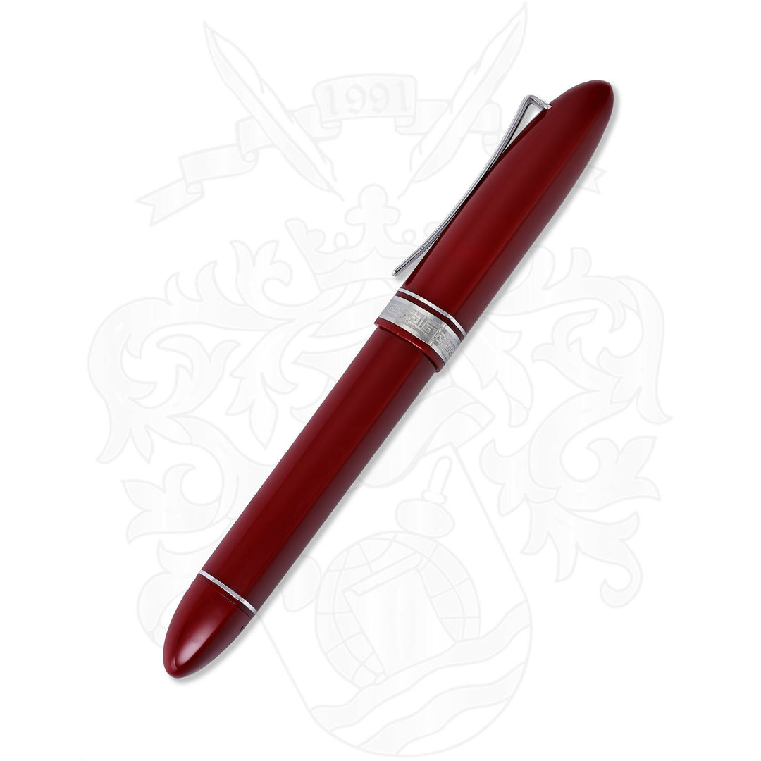 Omas 360 Red And Silver Rollerball