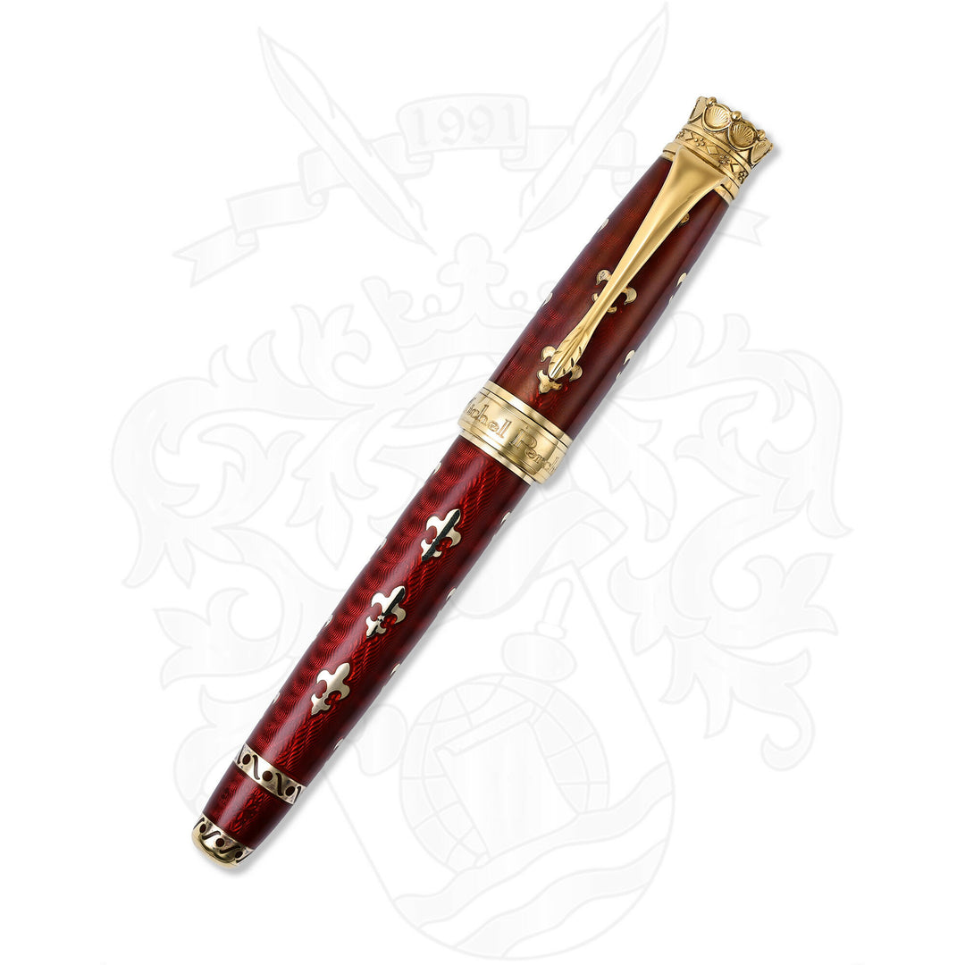 Michel Perchin Red Fleur De Lis