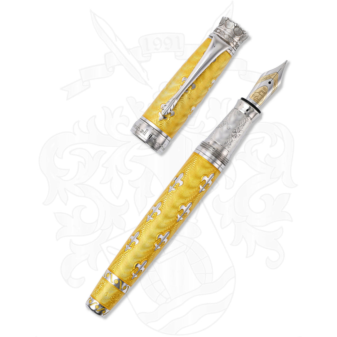 Michel Perchin Yellow Fleur De Lis