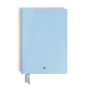 Montblanc Notebook Medium in Saffiano Leather, Pale Blue - Lined Pages