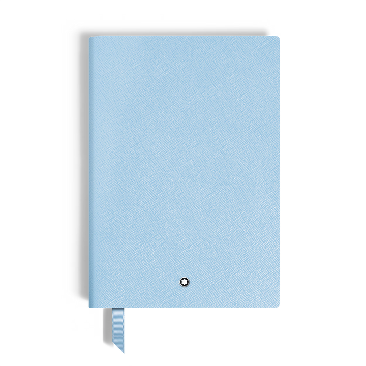 Montblanc Notebook Medium in Saffiano Leather, Pale Blue - Lined Pages