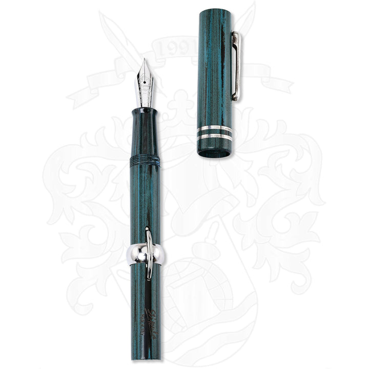 Stipula Novecento Green Ebonite Fountain Pen