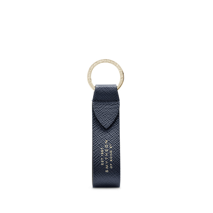 Keyring with Leather Strap in Panama | SMYTHSON LONDON