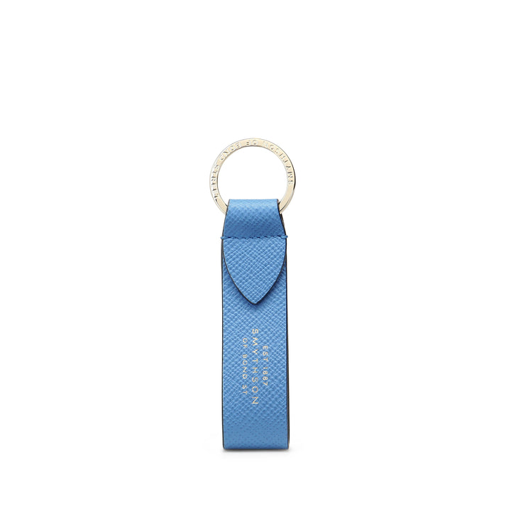 Keyring with Leather Strap in Panama | SMYTHSON LONDON
