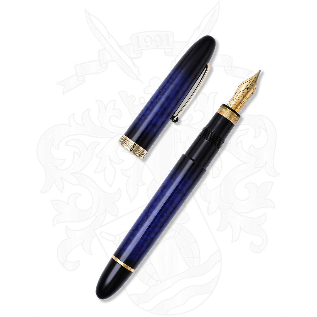 Omas Ogiva Blue Urushi Fountain Pen