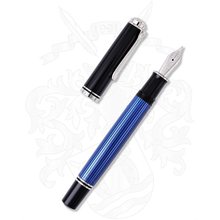 Pelikan M805 Blue/Black Foutain Pen