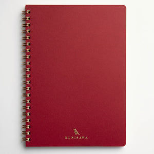 Premium Japanese Paper Ring Notebook- Rouge A5 | KUNISAWA JAPAN