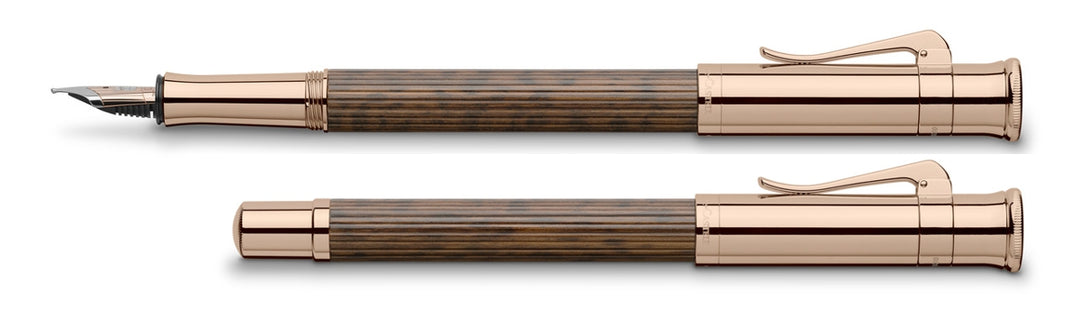 Graf von Faber-Castell Snakewood and Rose Gold Fountain Pen