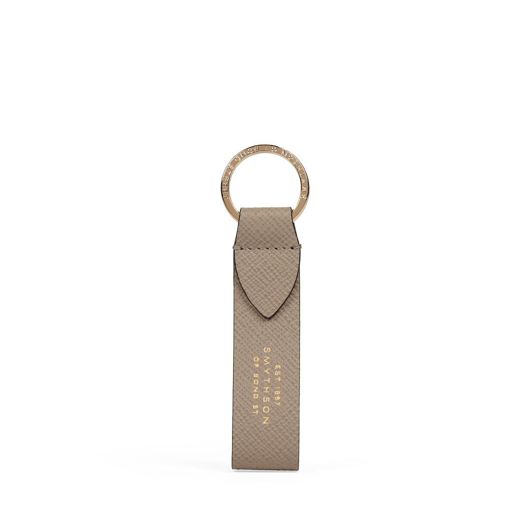 Keyring with Leather Strap in Panama | SMYTHSON LONDON