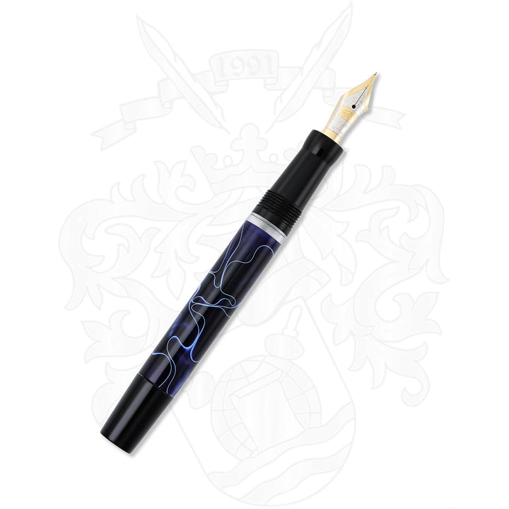 Bexley Submariner Deep Blue Swirl Foutain Pen