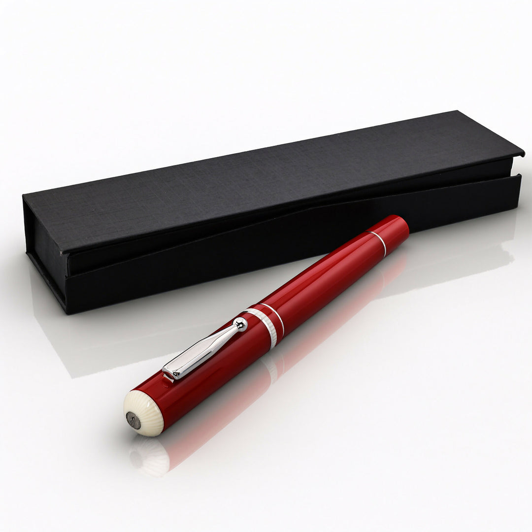 Delta Via Veneto Red Fountain Pen