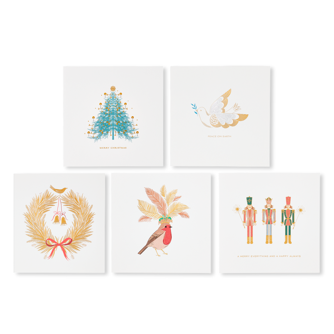 Box Christmas Folded Cards &amp; Envelopes (25 ct.) | Smythson England