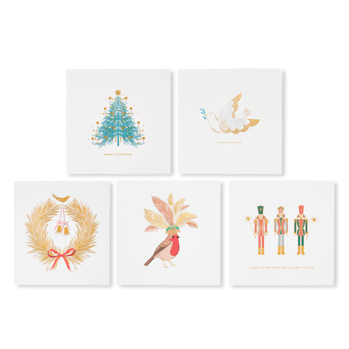 Box Christmas Folded Cards &amp; Envelopes (25 ct.) | Smythson England