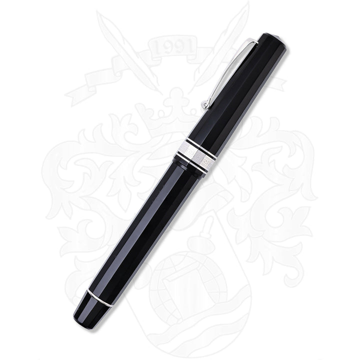 Omas Paragon Black With Rhodium Trim