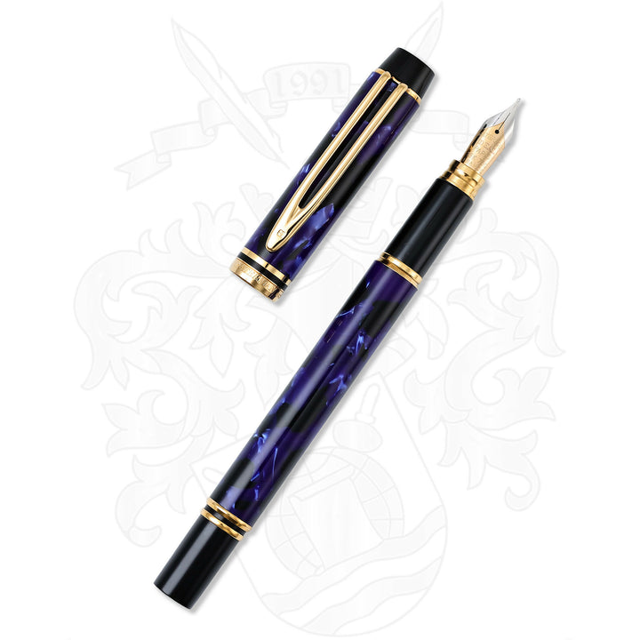Waterman Le Man Rhapsody Blue marbled Fountain Pen