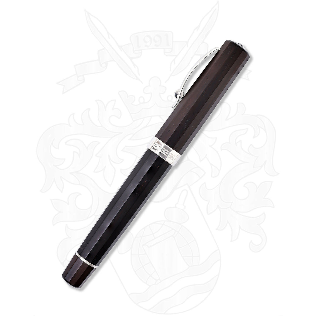Omas Arte Italiana Art Deco Wood Fountain Pen (Rosewood)