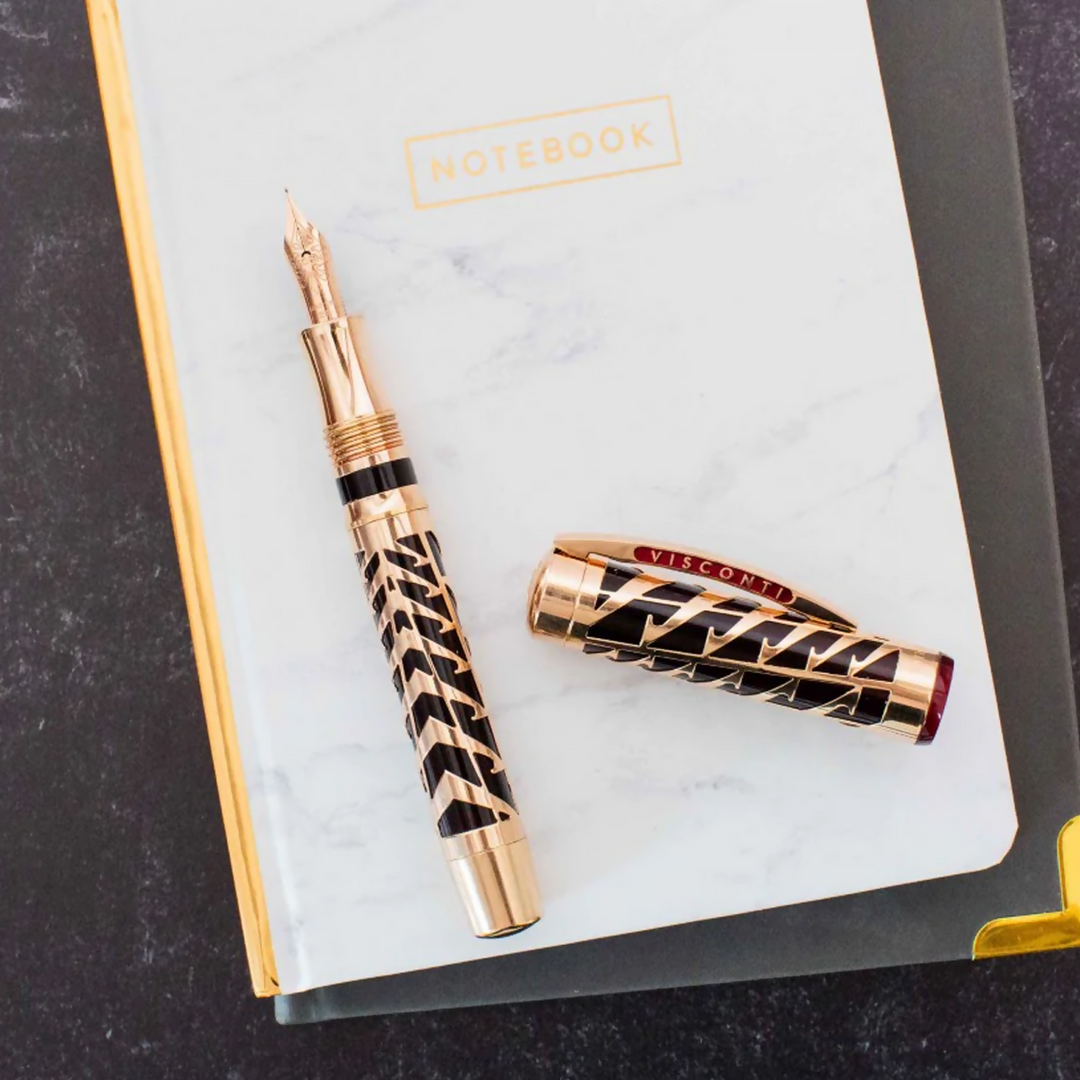 Visconti Watermark Gilded Rose LE Fountain Pen