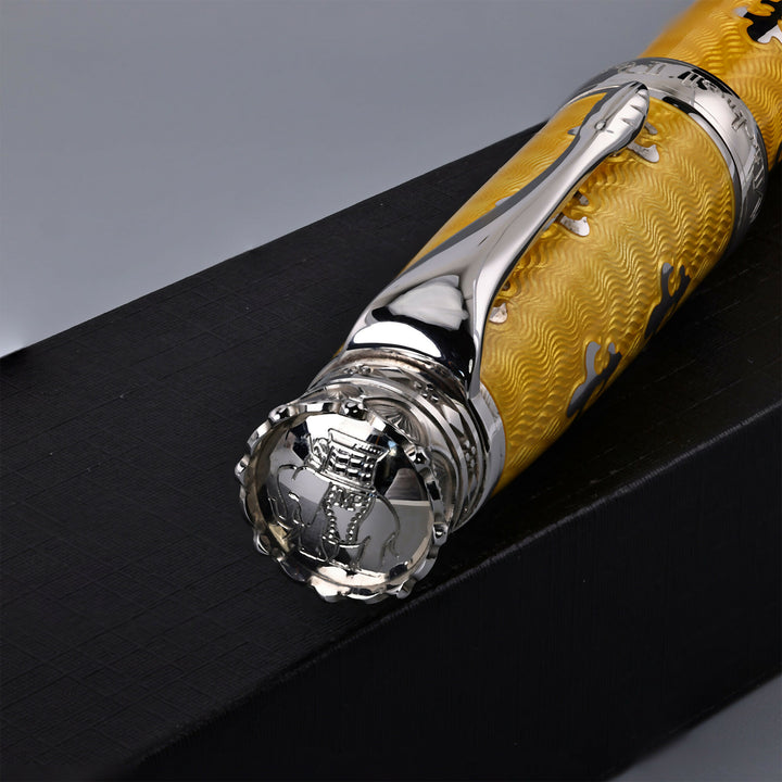 Michel Perchin Yellow Fleur De Lis