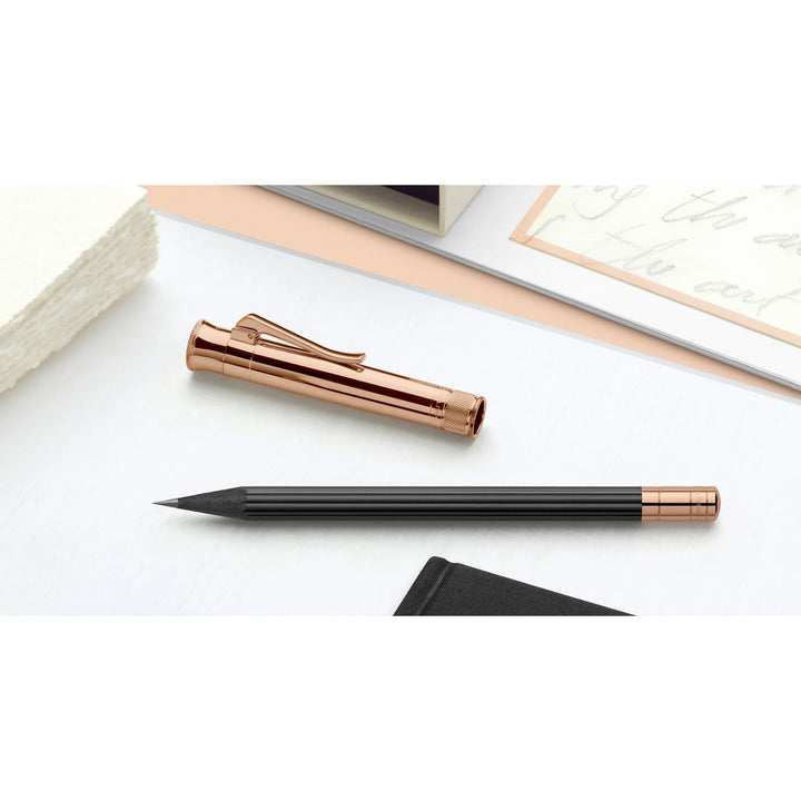 Graf von Faber-Castell Perfect Pencil - Black / Rose Gold