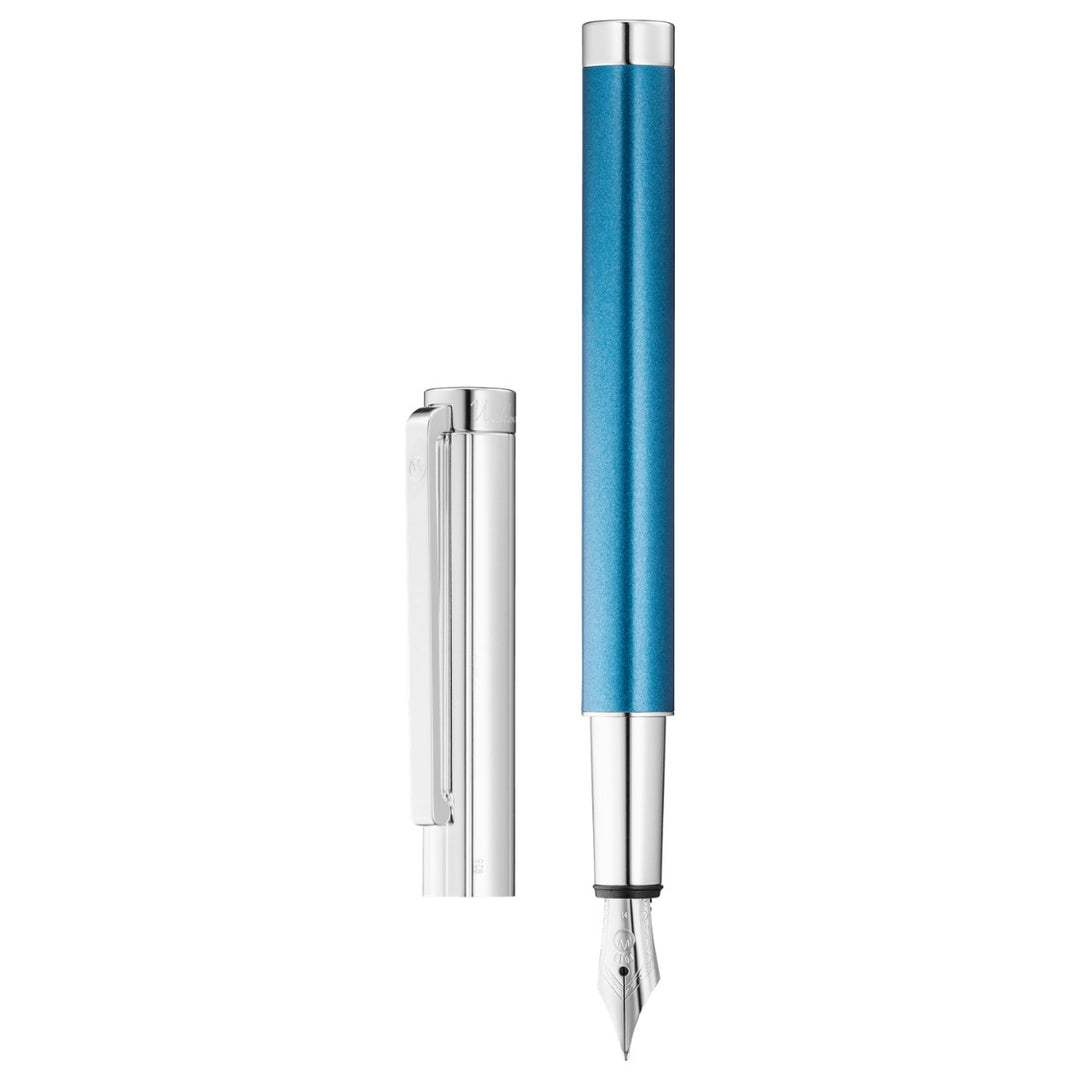Waldmann Cosmo Fountain Pen - Ice Blue - 18K Gold