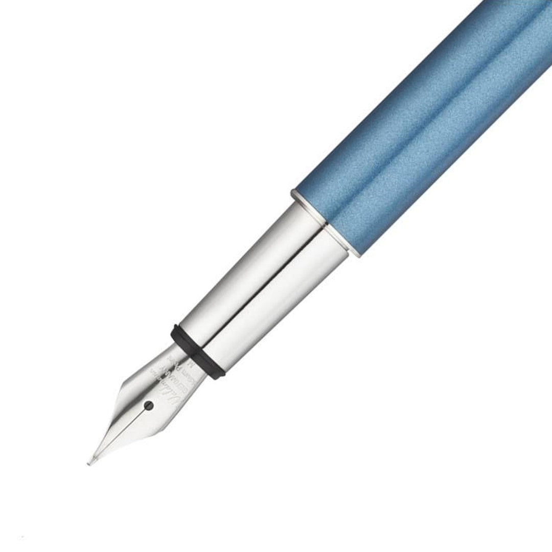 Waldmann Cosmo Fountain Pen - Ice Blue - Steel