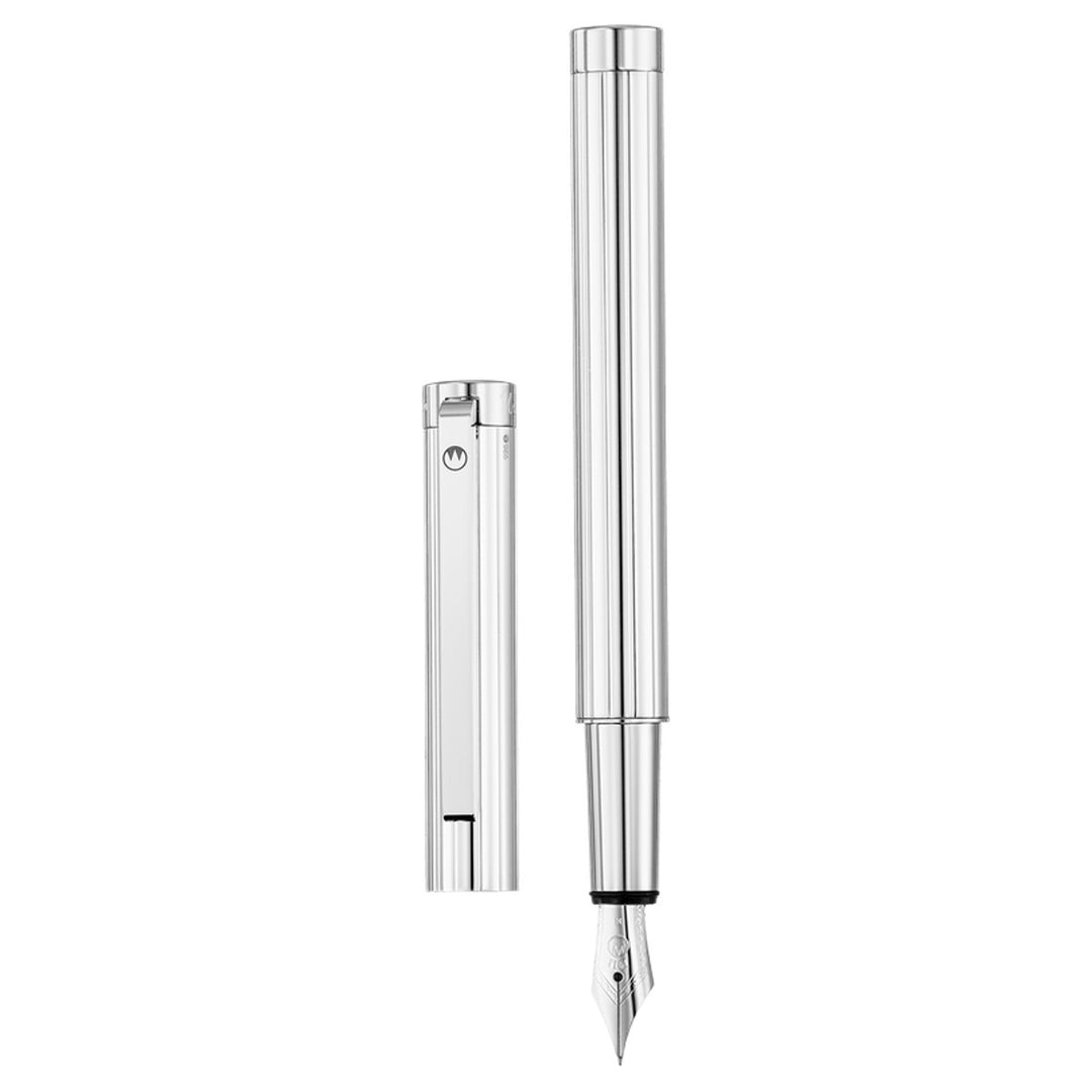 Waldmann Cosmo Fountain Pen - Silver - Steel