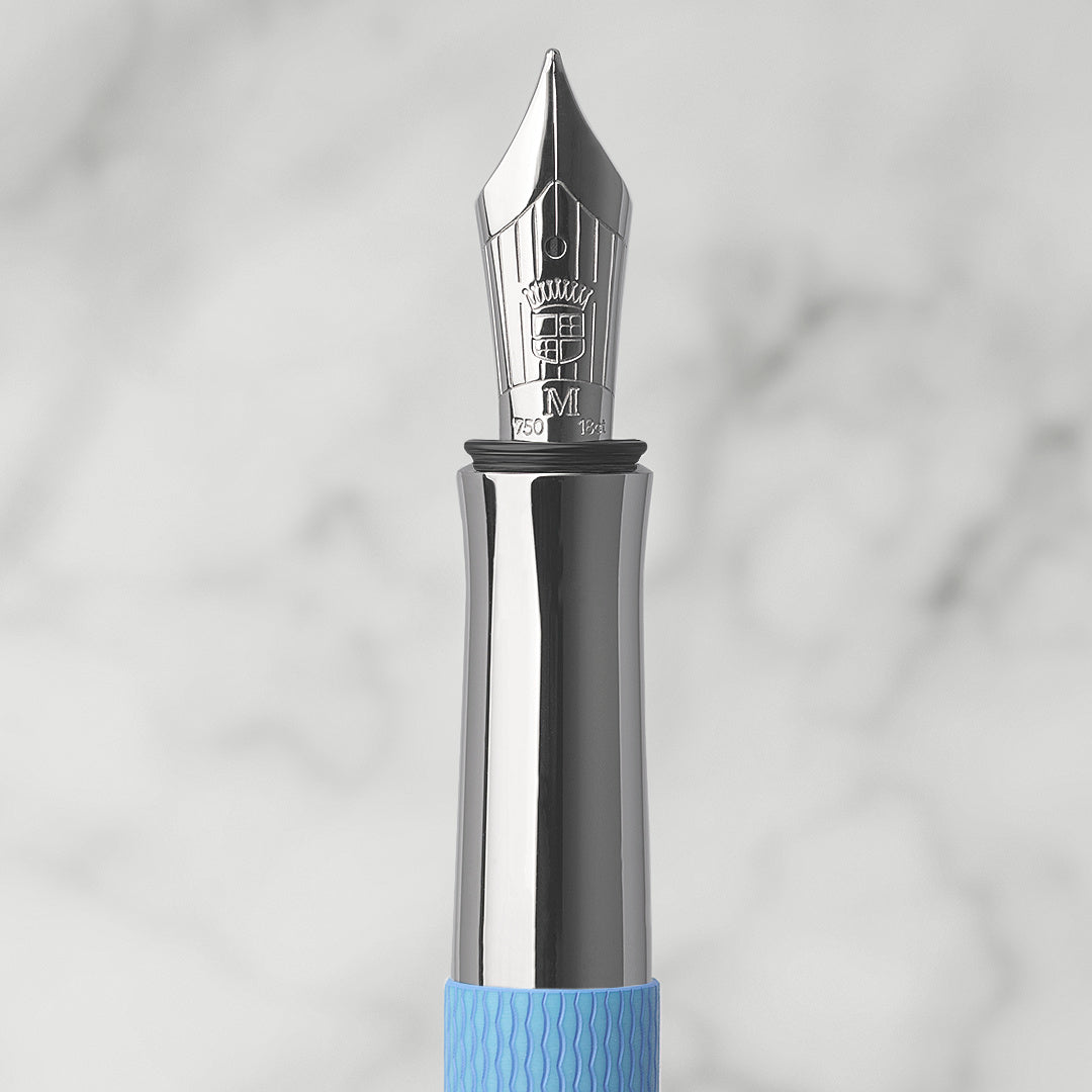 Graf von Faber-Castell Guilloche Gulf Blue Fountain Pen