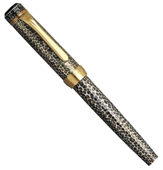 Platinum #3776 Hammered Silver Fountain Pen - Antique Sterling