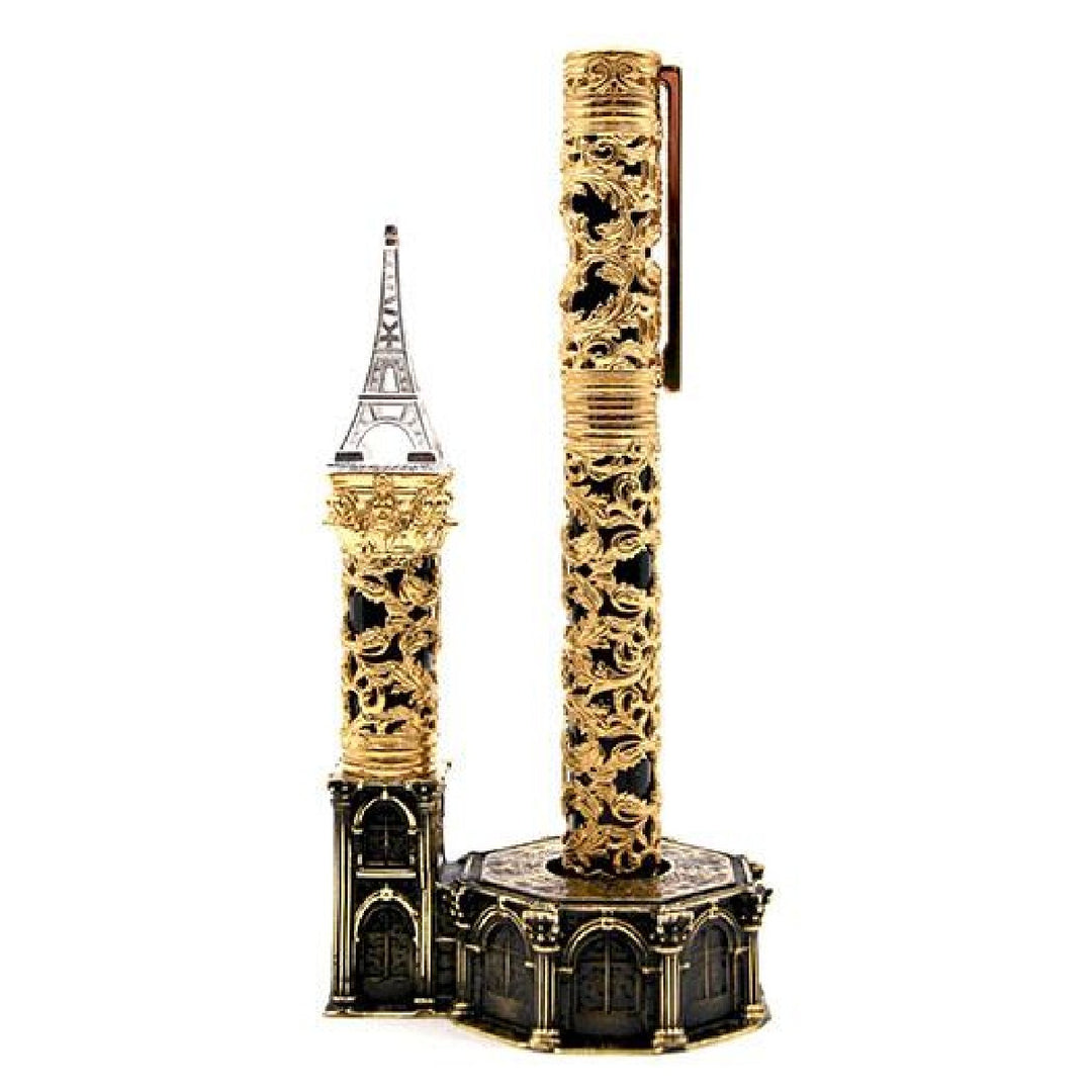 S.T. Dupont Haute Creation Architecture Collection Rollerball Pen - Eiffel Tower