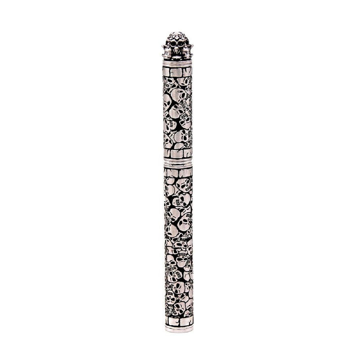S.T. Dupont Haute Creation Tattoo Collection Rollerball Pen - Rhodium Catacombs