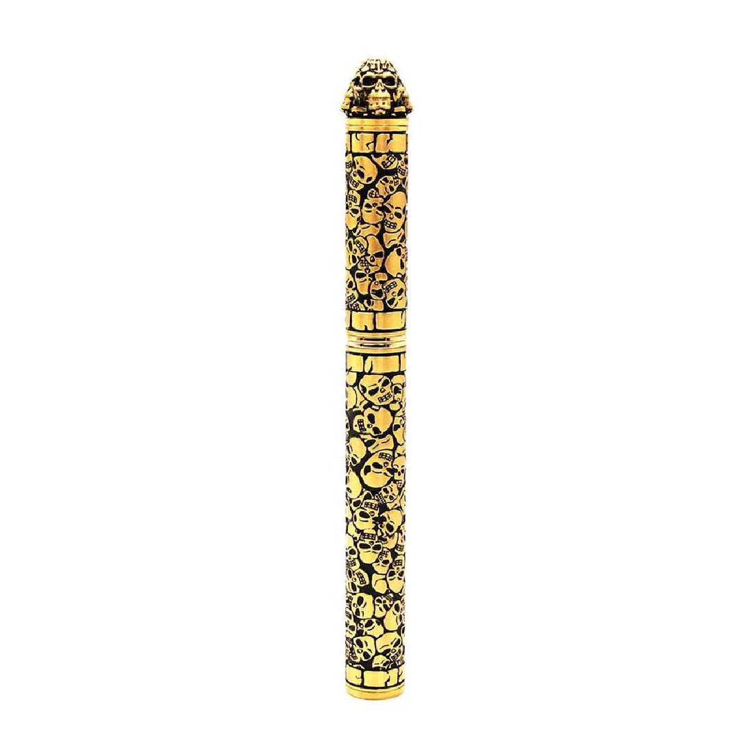 S.T. Dupont Haute Creation Tattoo Collection Fountain Pen - Gold Catacombs
