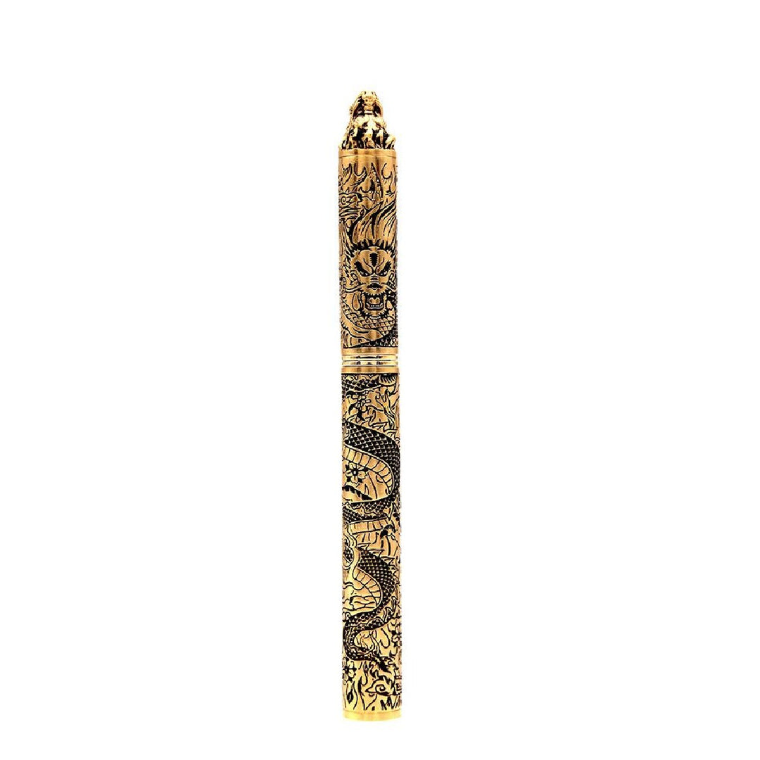 S.T. Dupont Haute Creation Tattoo Collection Fountain Pen - Gold Dragon