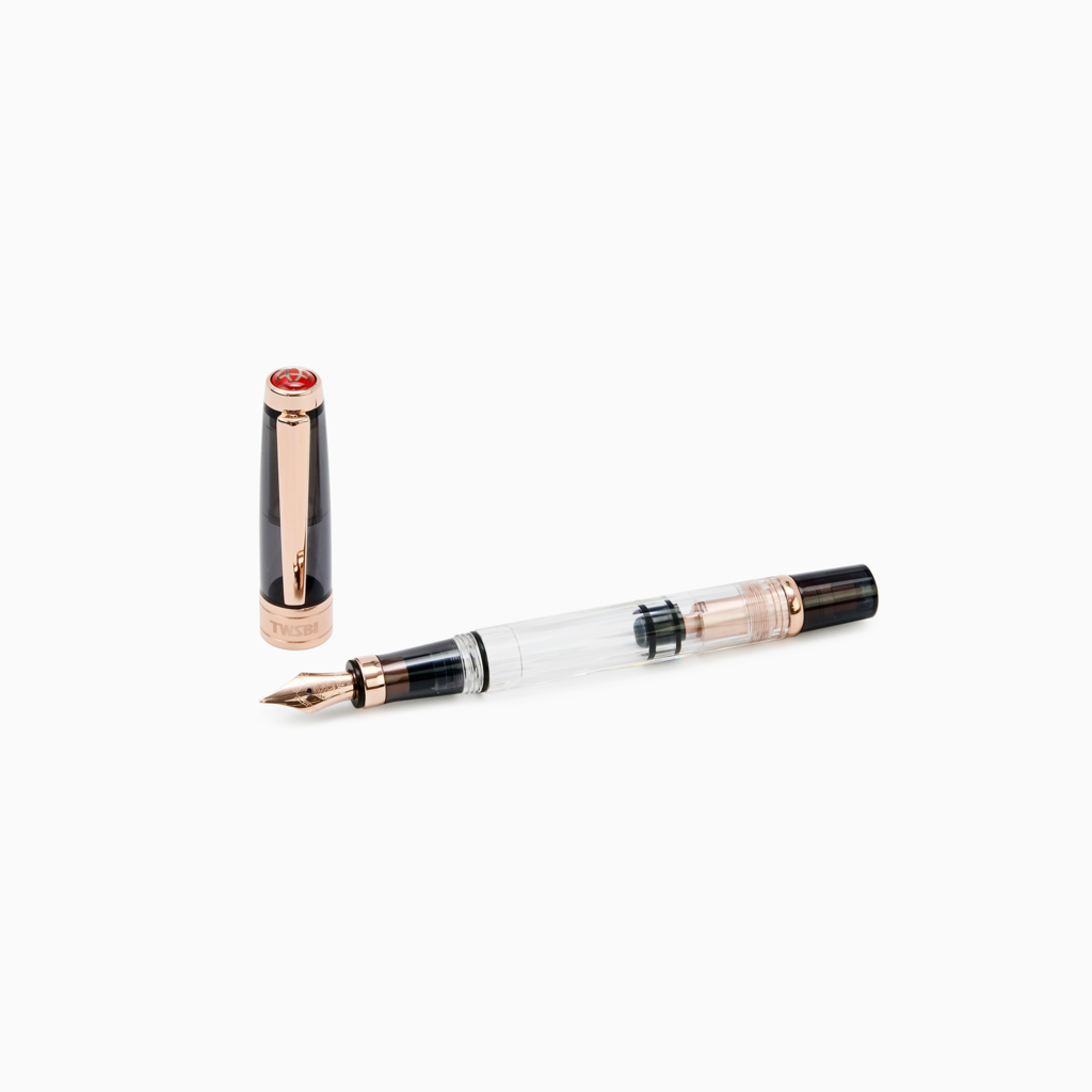 TWSBI Diamond 580AL Fountain Pen - Smoke Rose Gold II