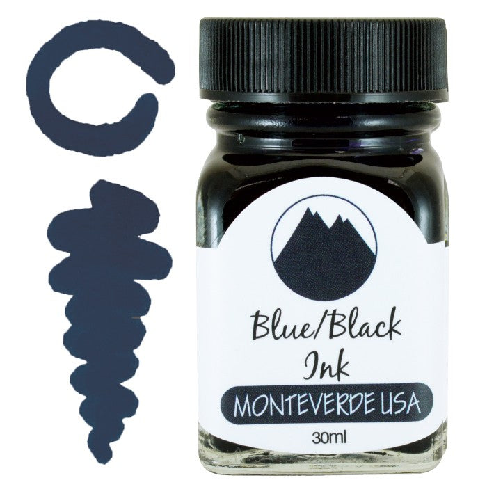 Monteverde Blue/Black Ink - 30ml Bottle