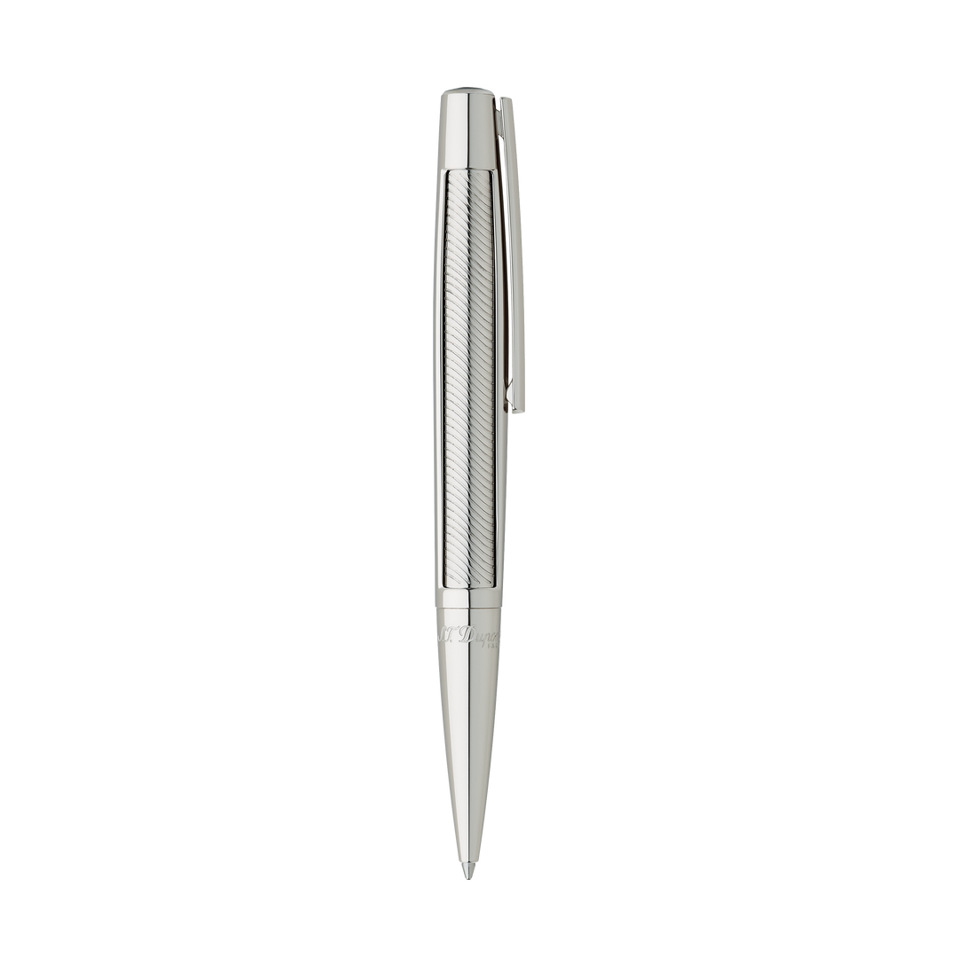 S.T. Dupont Défi Ballpoint Pen - Vibration Silver