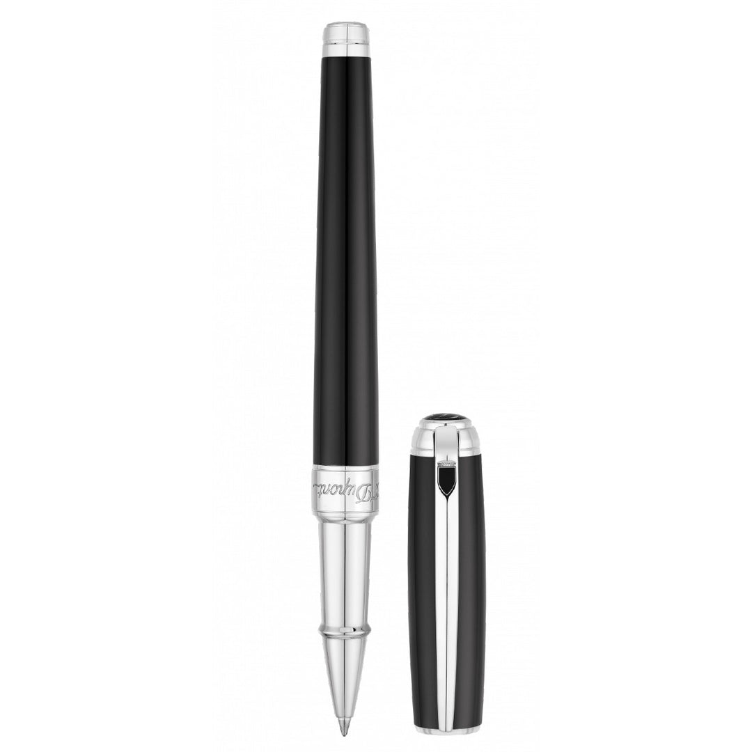 S.T. Dupont Line D Medium Rollerball Pen - Black & Palladium