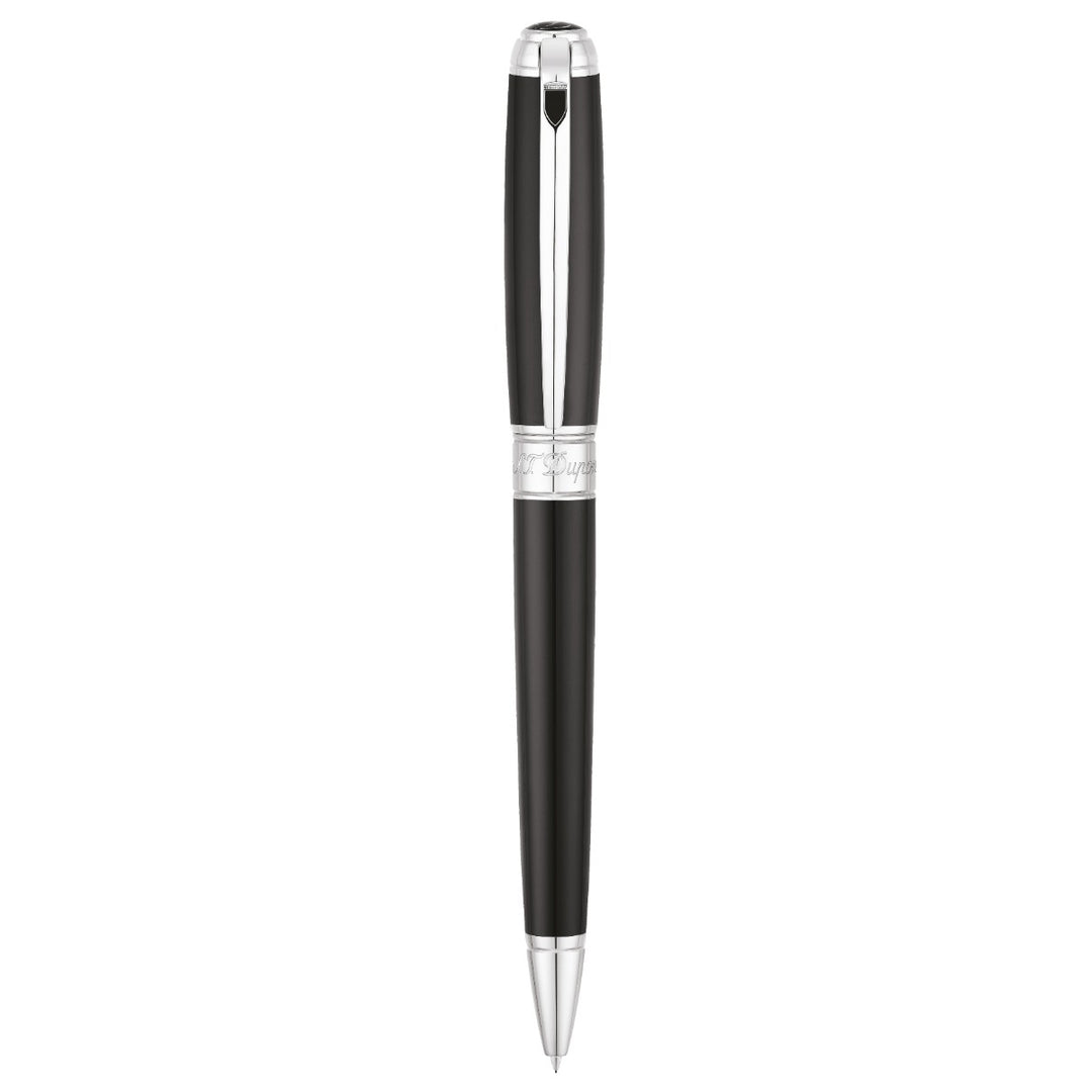 S.T. Dupont Line D Medium Ballpoint Pen - Black & Palladium