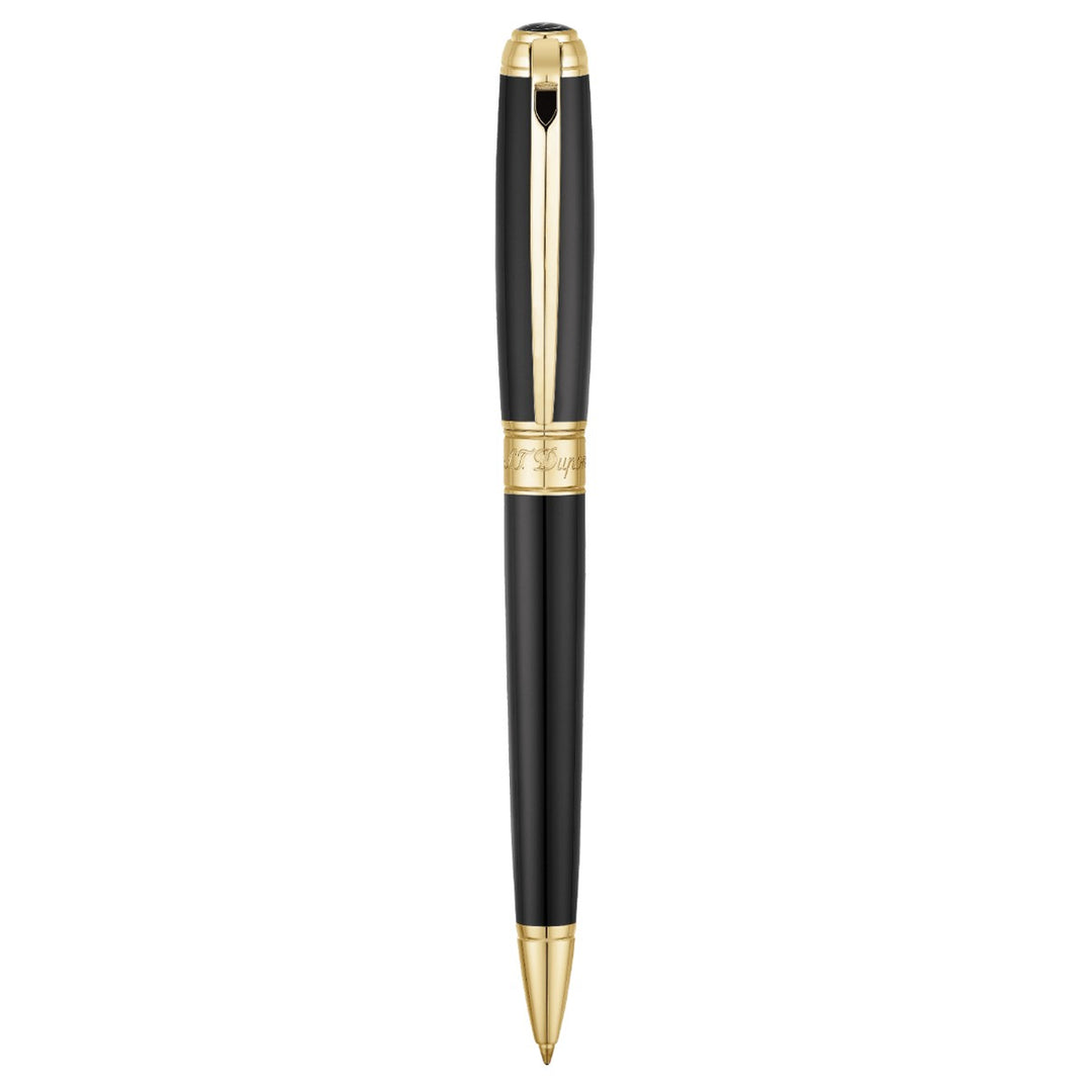 S.T. Dupont Line D Medium Ballpoint Pen - Black & Gold