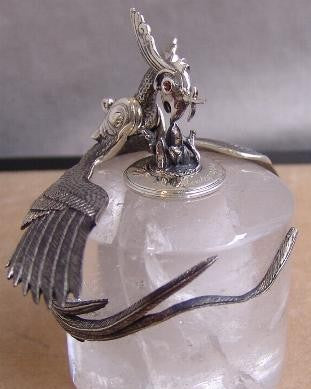 Montegrappa Eternal Bird Inkwell Sterling Silver #44/500