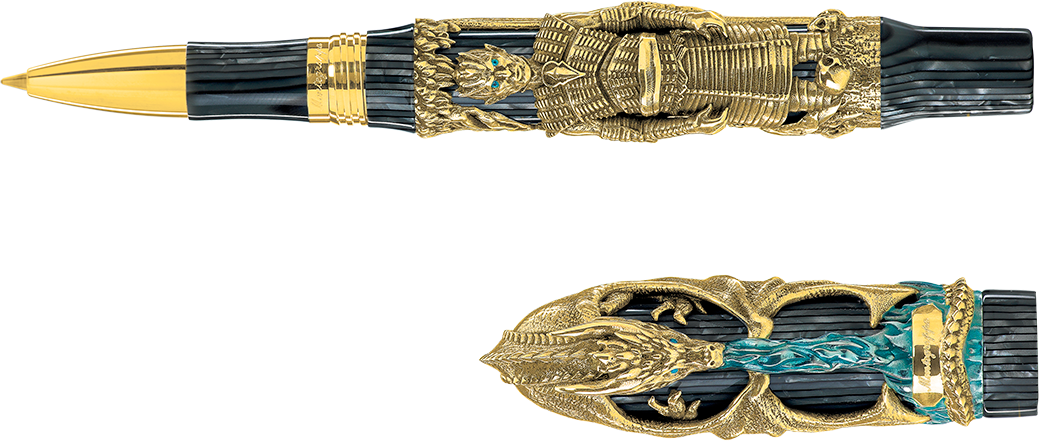 Montegrappa Winter Is Here Limited Edition Rollerball Pen - Gold