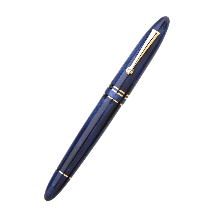 Leonardo Officina Italiana Furore Fountain Pen - Blue Galaxy (Gold Trim)