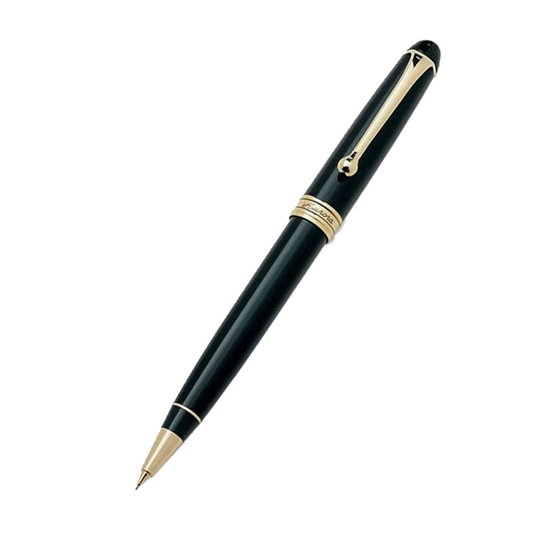 Aurora "88" Gold Plated Collection Black Resin .7Mm Pencil