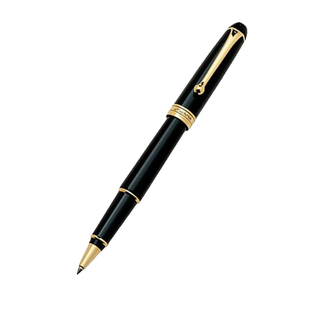 Aurora "88" Gold Plated Collection Black Resin Rollerball Pen