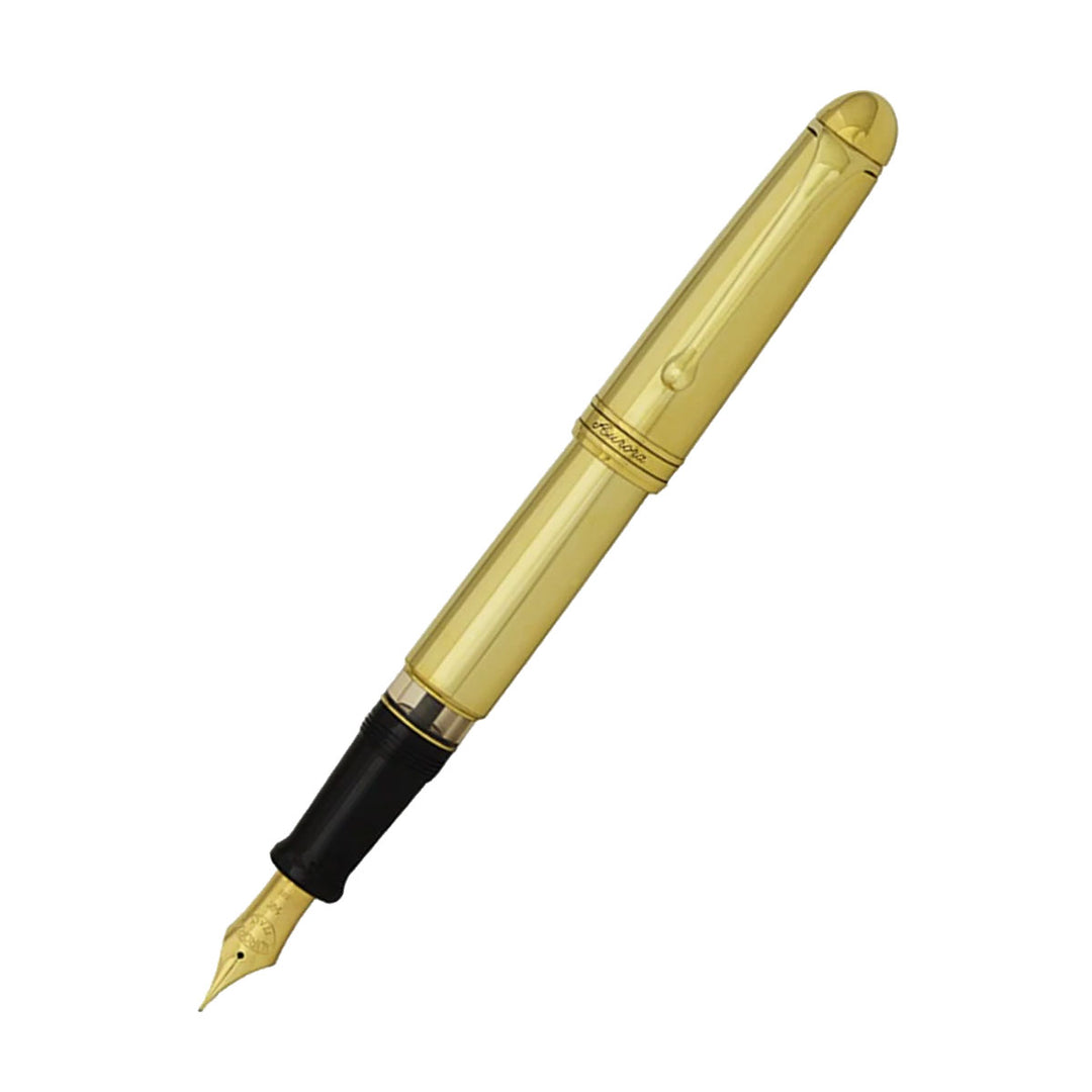 Aurora 88 Anniversary Gold Fountain Pen With Flex Nib