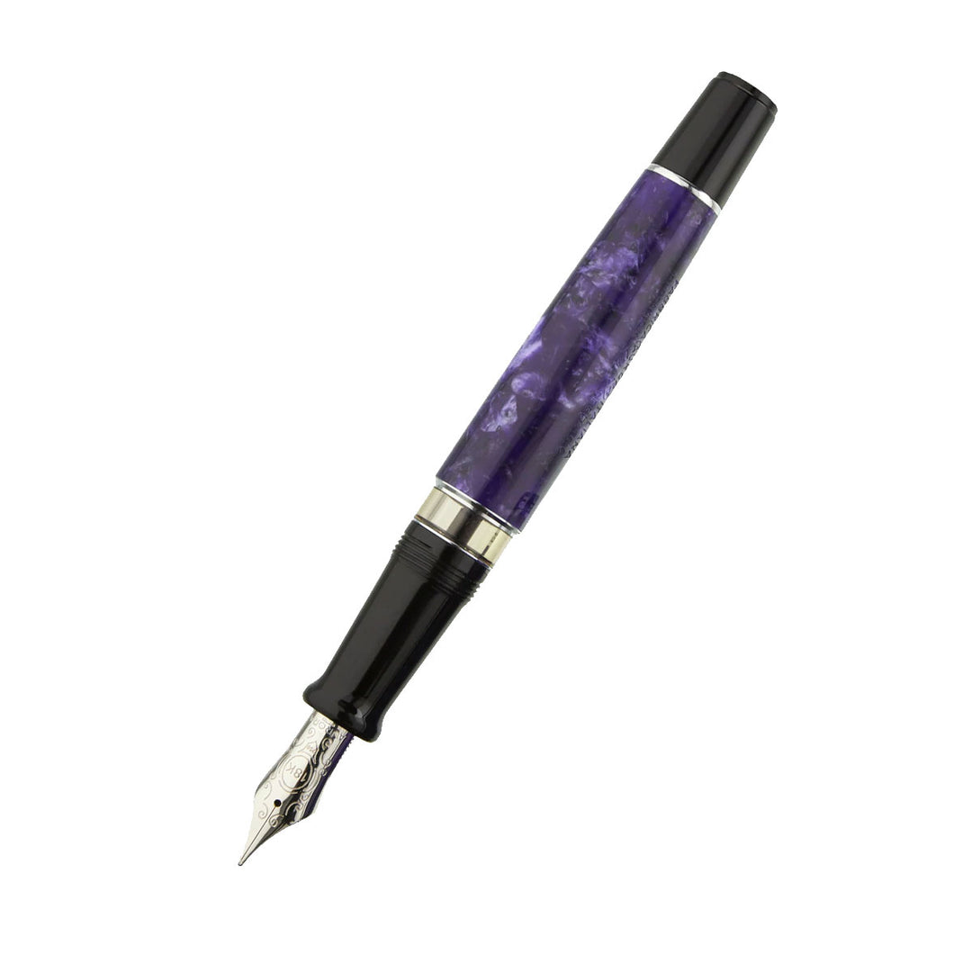 Aurora Optima Limited Edition Nebulosa Silver Fountain Pen