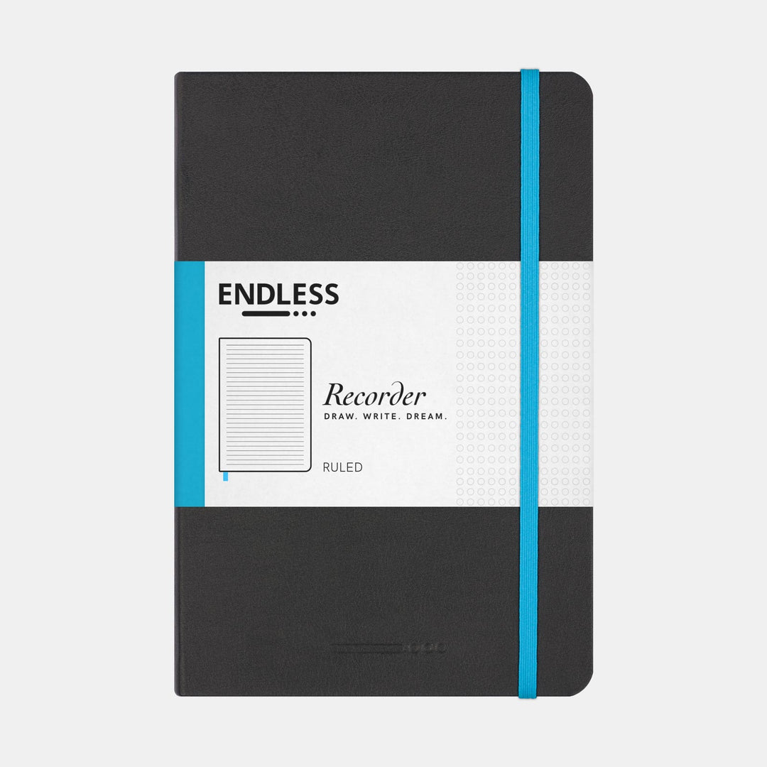 Endless Recorder A5 Notebook  – Infinite Space