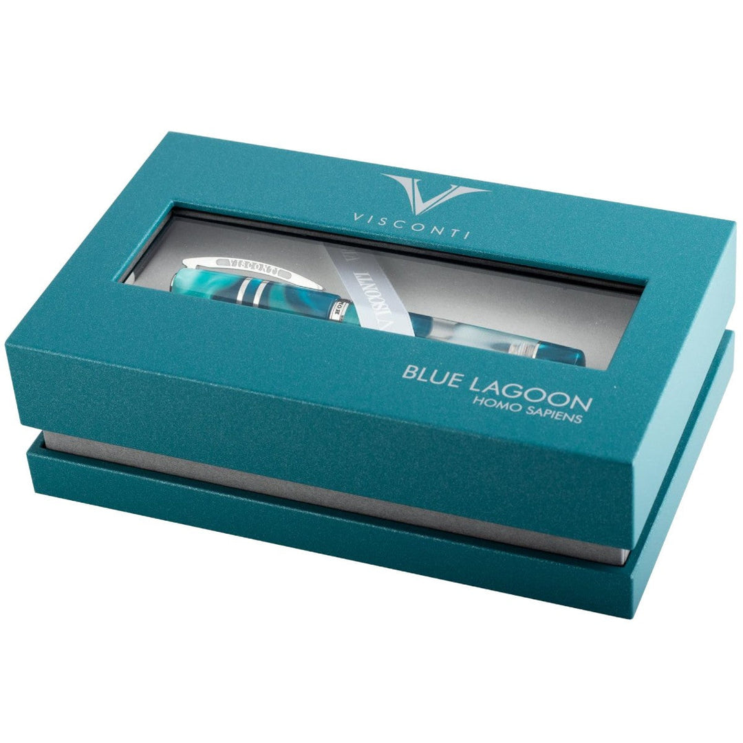 Visconti Homo Sapiens Fountain Pen - Blue Lagoon